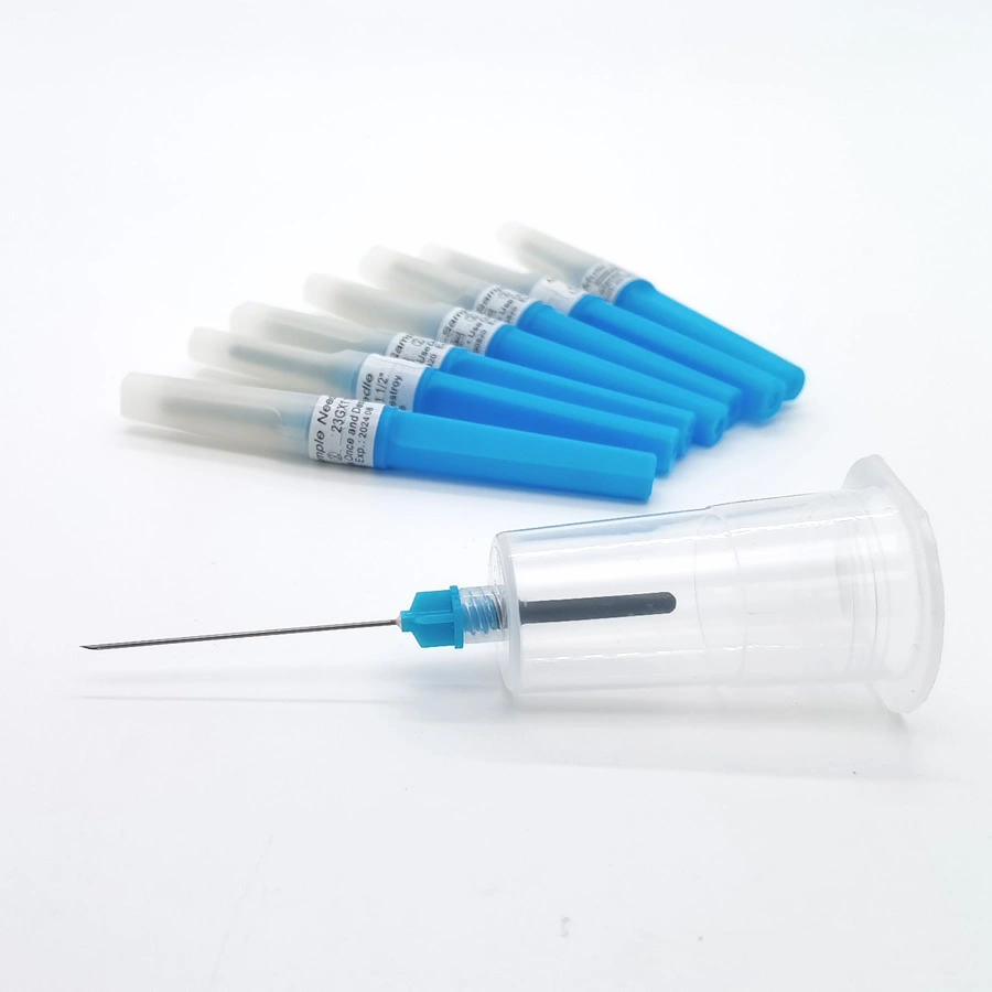 Disposable Medical Multi-Sample Needle Blue 23G for Blood Collection Tube