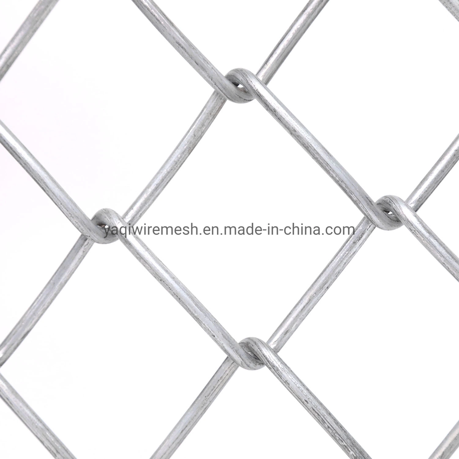 9 Gauge 3,0Mm Galvanized cerca metálica Diamond Wire Mesh Ciclone da Barragem Elo da Corrente o zoneamento de malha