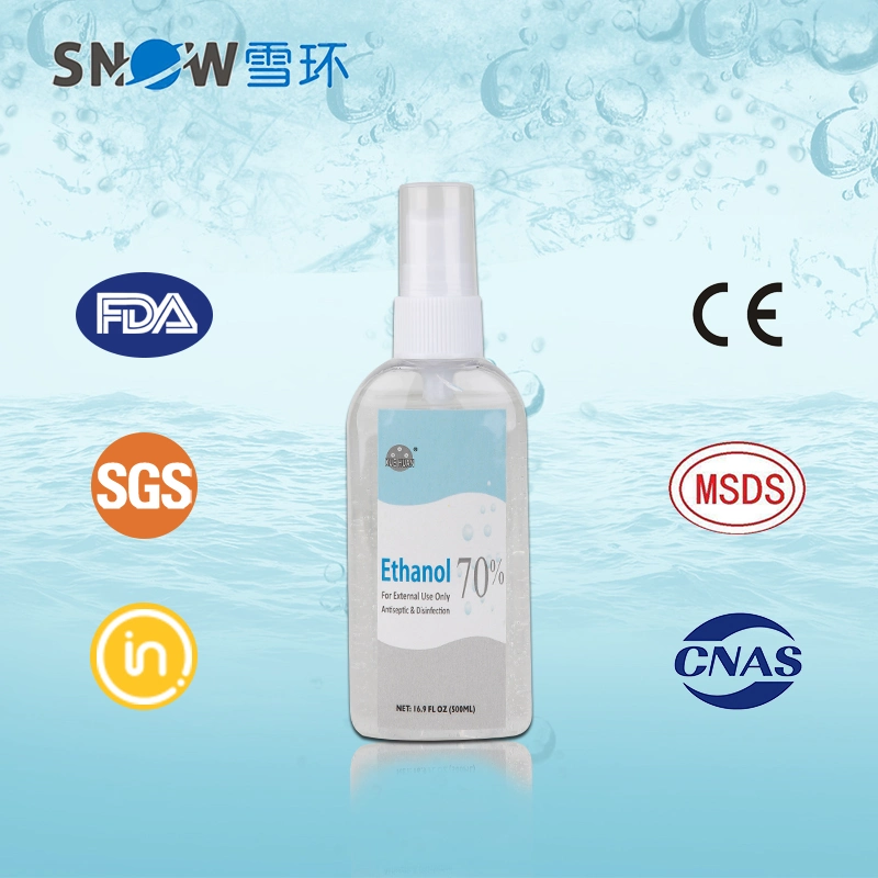 OEM Manufacturer Stock Antibacterial 70% Ethanol Disinfectant Liquid