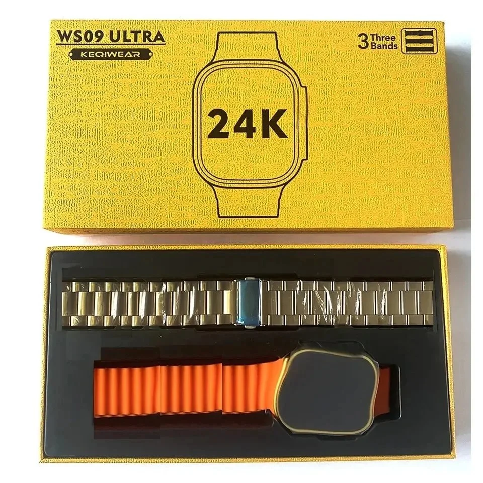 2023 Best-Selling Ws09 Ultra Watch Large Screen Waterproof Sport Bracelet Watch