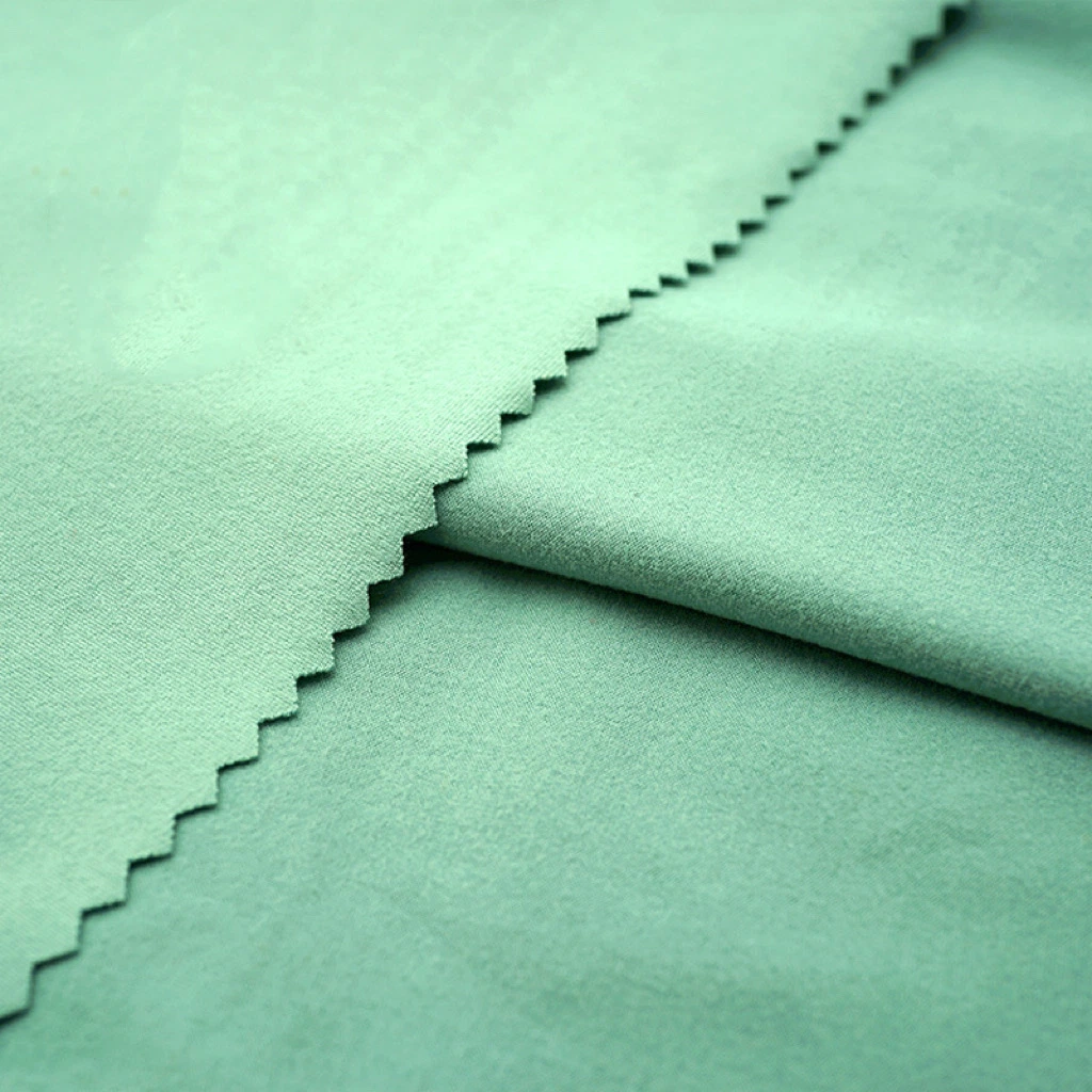 Polyester DTY Brush Knit Jersey Fabric for Pajamas