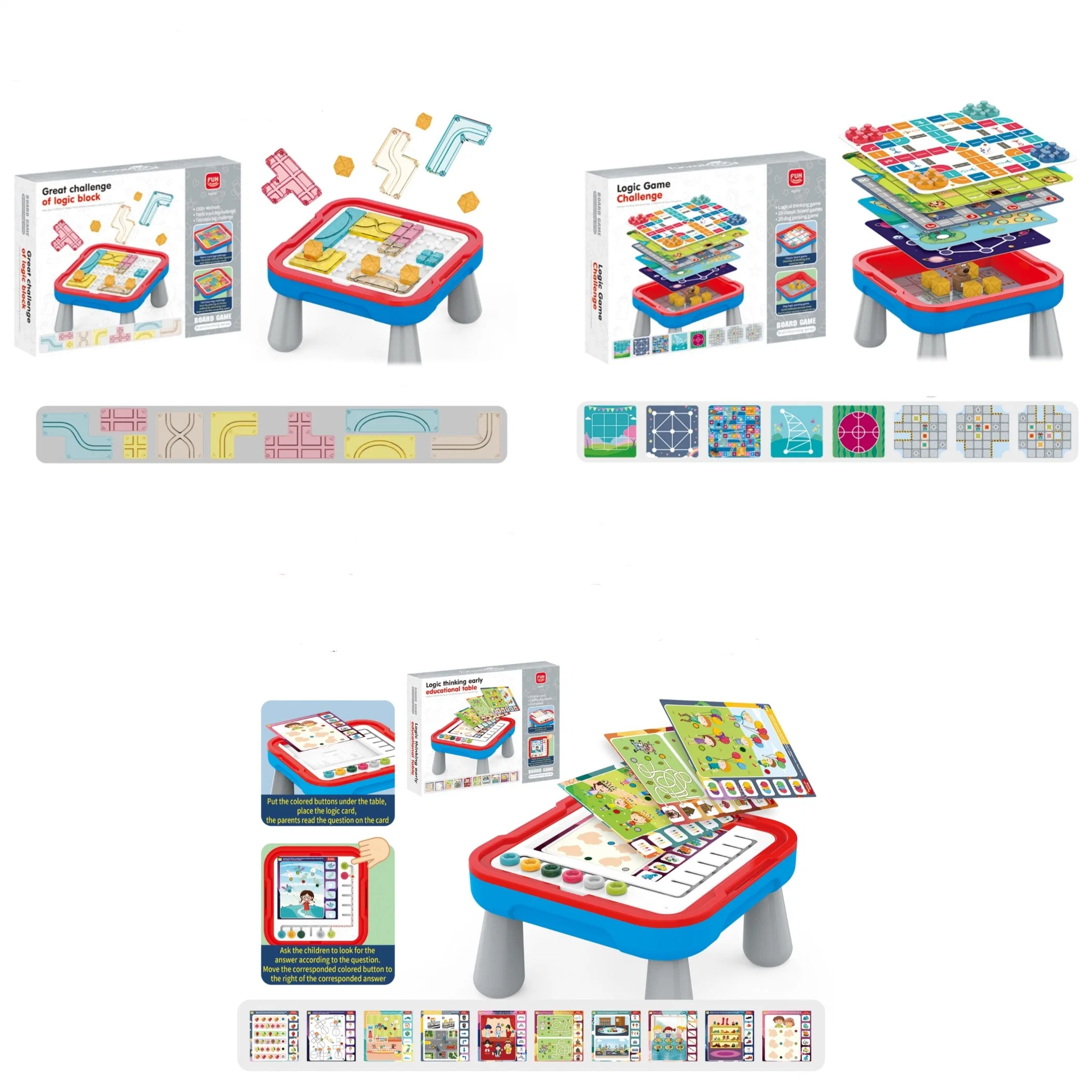 Intellectual Toys Tangram Seven-Piece Puzzle Kidseducational Toy Children Plastic Board Developmental Logical Thinking Game Desk