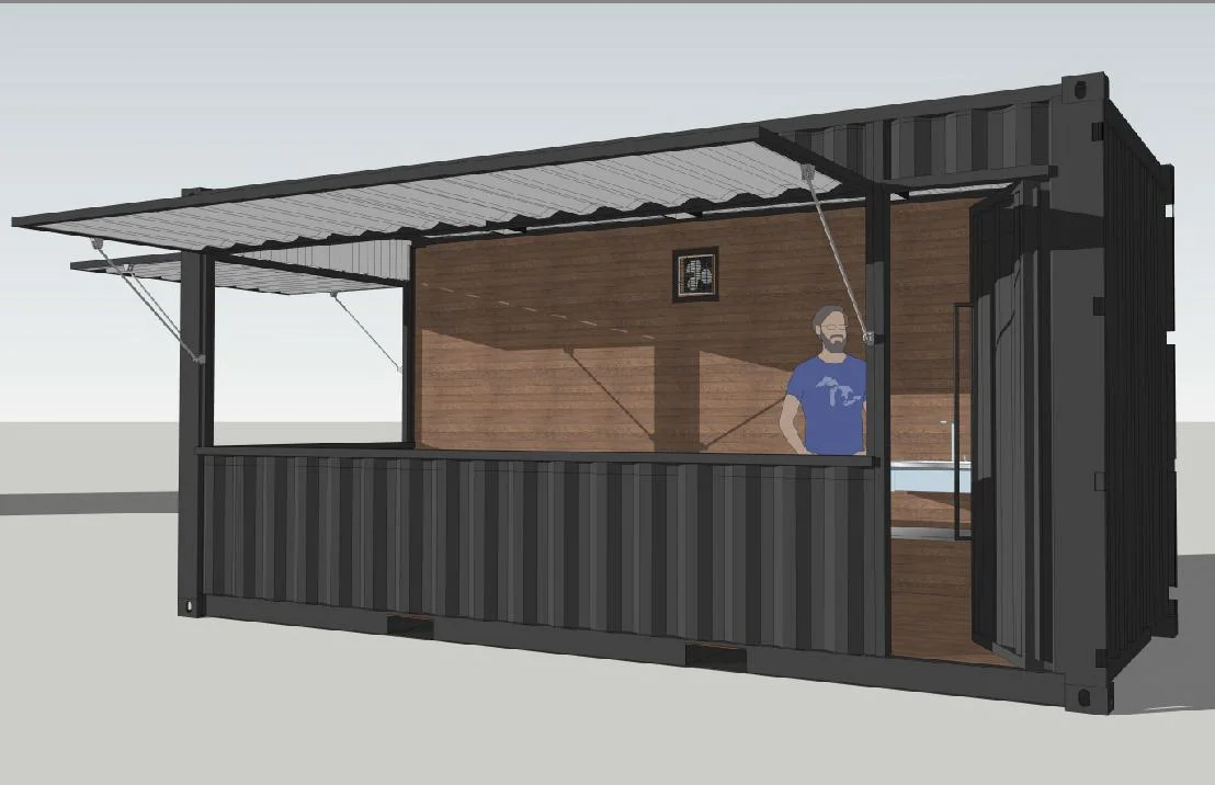 Mobile Container Restaurant Made by Solid Sea Container Houses