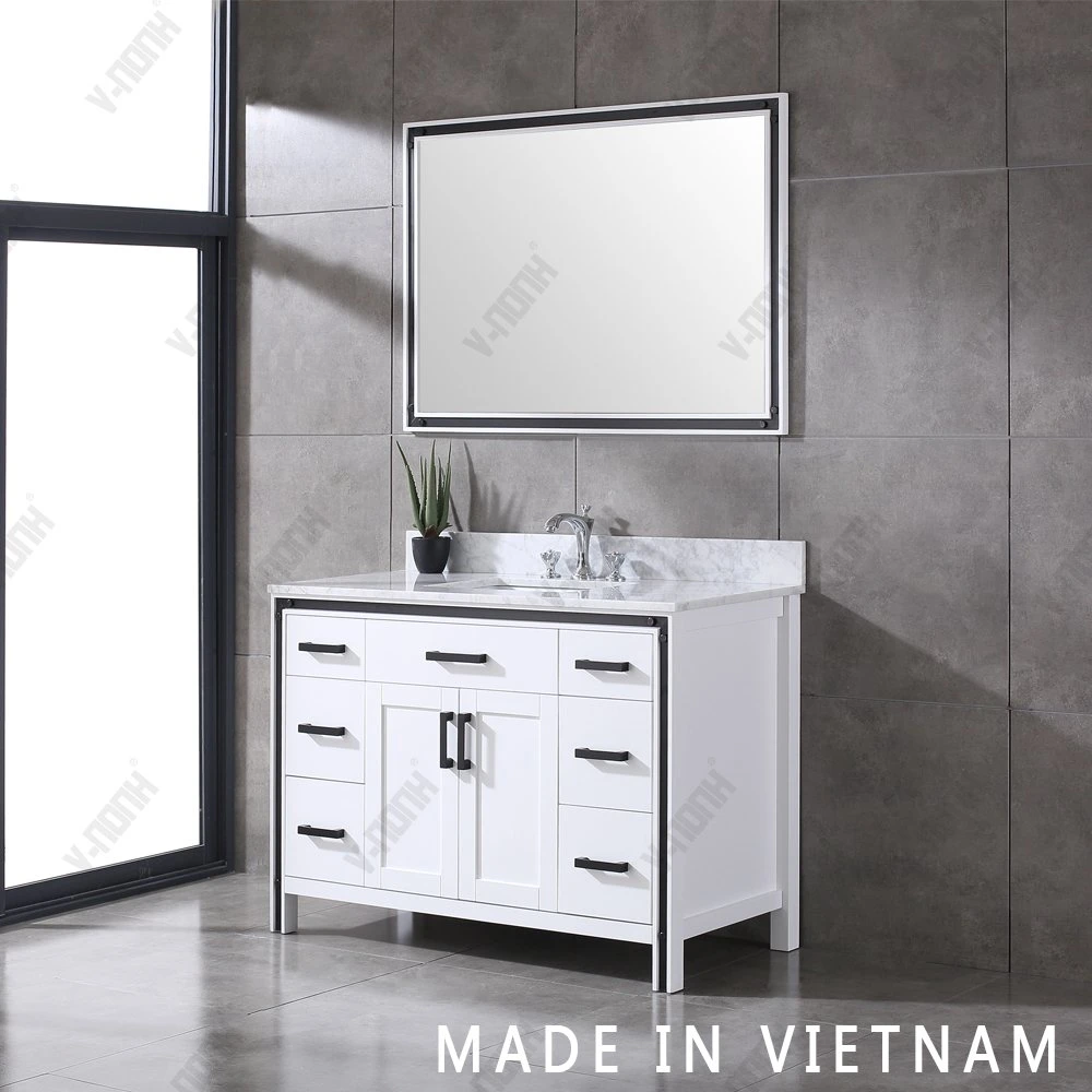 Fabriqué au Vietnam Meubles de salle de bain vanités de style moderne très demandés