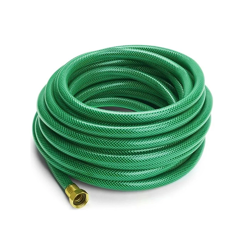 PVC Flexible Spring Braided Vinyl Tubing Reinforced Water Garden Irrigation Pipe Hose