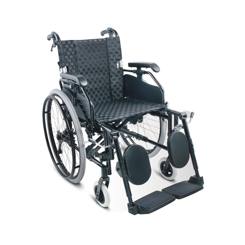 Health Care Supplies Detachable Wheels Folding Manual Wheelchair for Elderly and Disabled