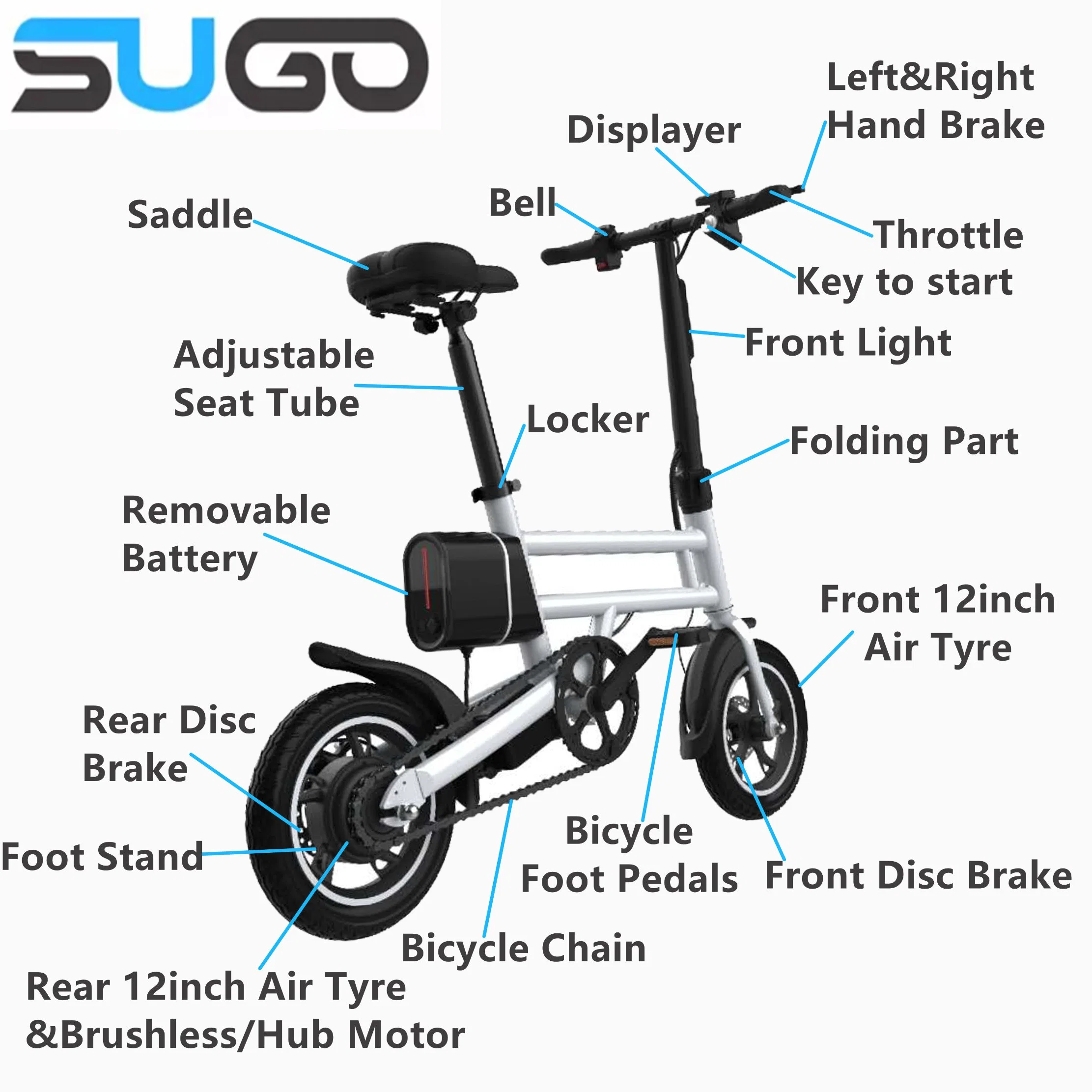 Colorful Factory Wholesale/Supplier Best Quality 350W Cheap Electric Bikes