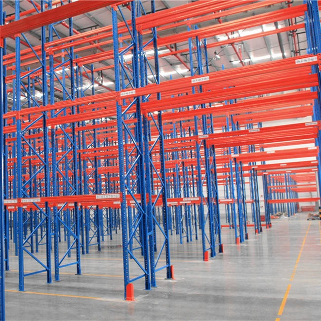 Heavy Duty Metal Rack for Pallet Storage in Warehouse