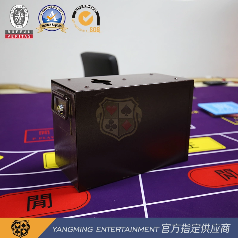 Table de Poker Roulette Jeux de hasard Coin-Operated personnalisé de la ferraille Caisse Ym-Mx02 verrouillable