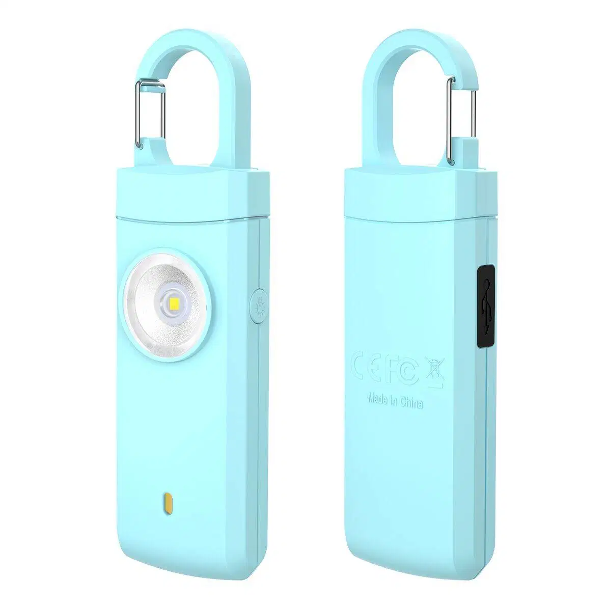 Batterie rechargeable alarme personnelle avec le trousseau Safesound les alarmes de sécurité pour les enfants de l'Aîné dame de la sirène