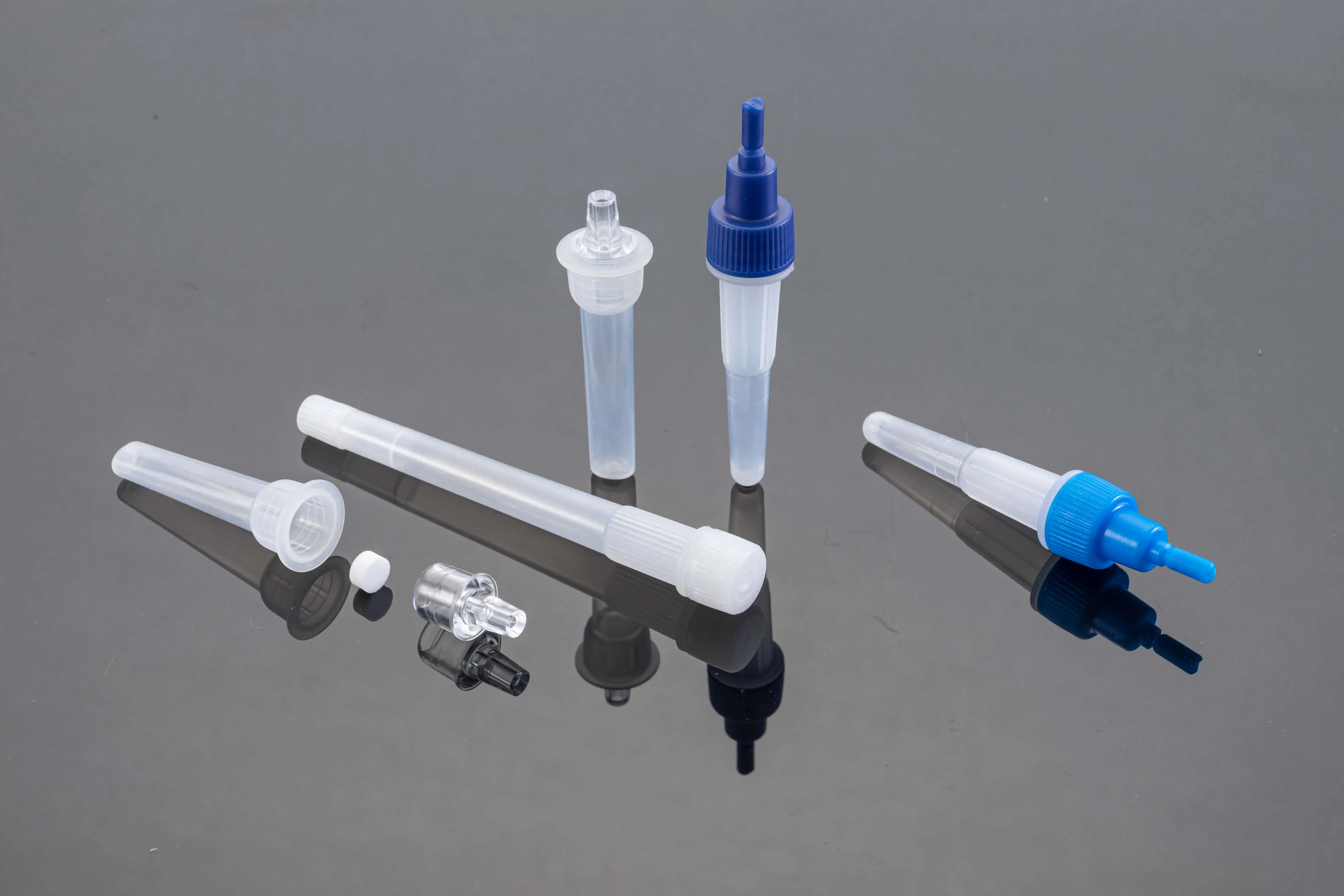Vollständige Spezifikationen Einweg-Sammlung Mehrere Transparente Kunststoff Antigen Extraktionsrohr Für Rapid Antigen Diagnostic Teströhrchen