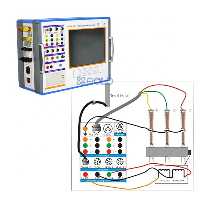 Circuit Breaker Test Unit Contact Resistance Tester Relay Test Set