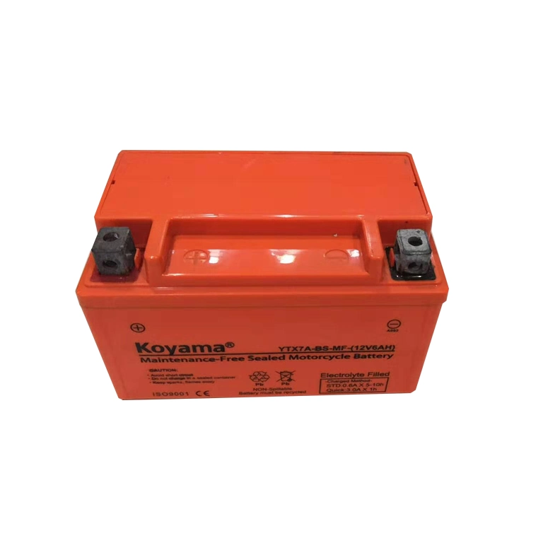 YTX7A-BS Dry Charged Mf Battery/Motorcycle Parts/Motorcycle Battery