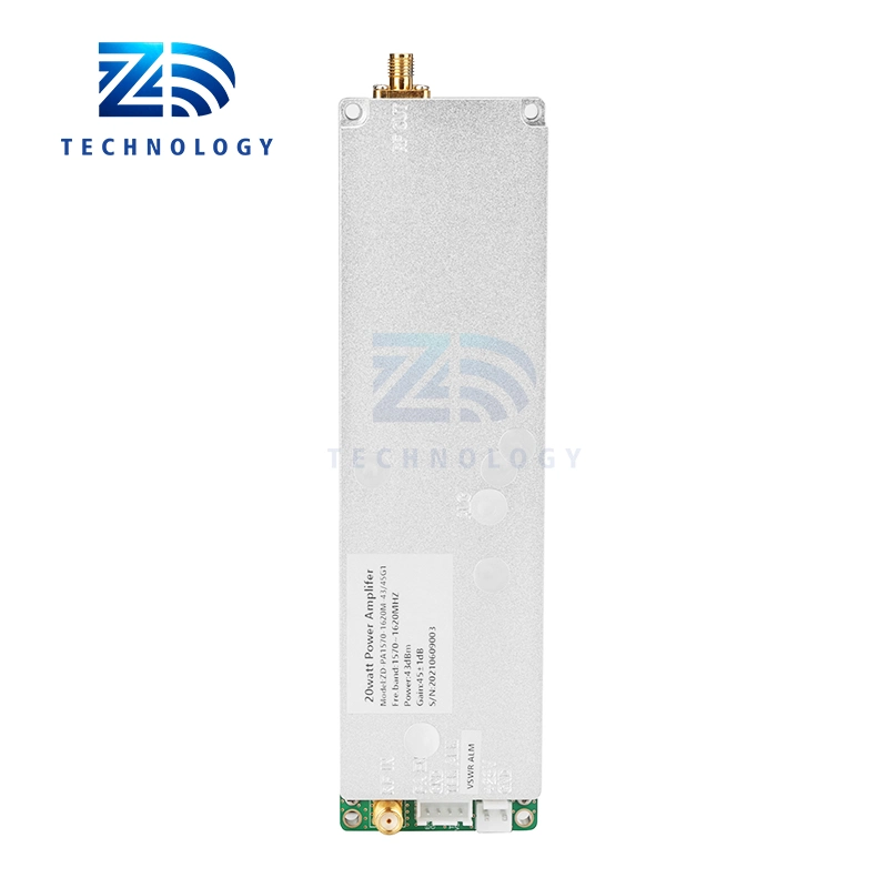 20W 428-438MHz 902-928MHz 1560-1610MHz 2400-2500MHz 5500-5900MHz Power Amplifier with SMA-K Connector