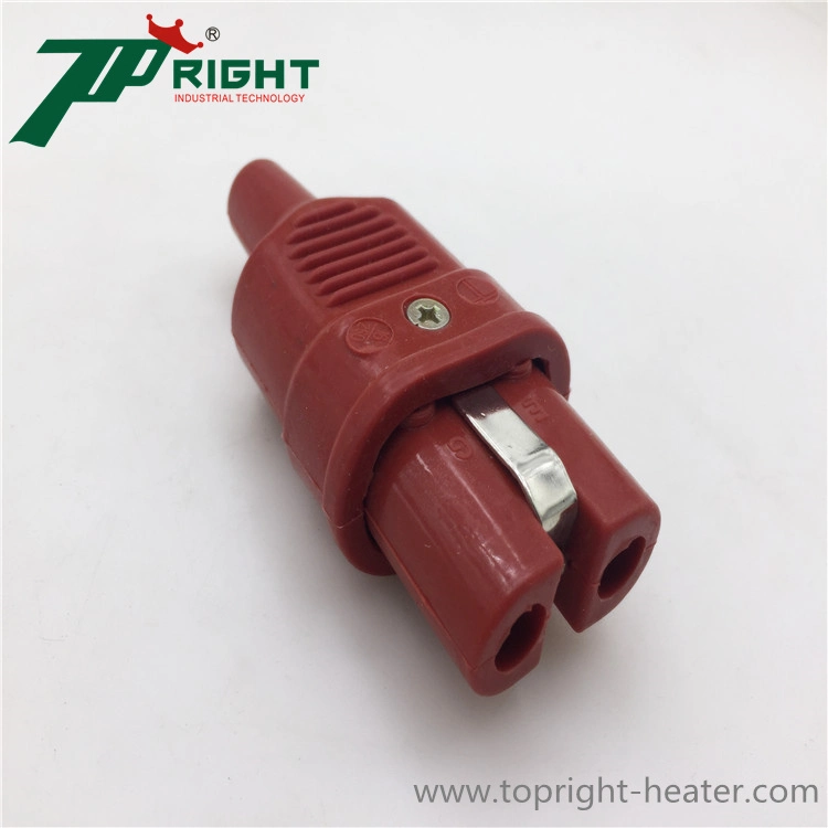 Flat Angle 2 Pins Plug Connector