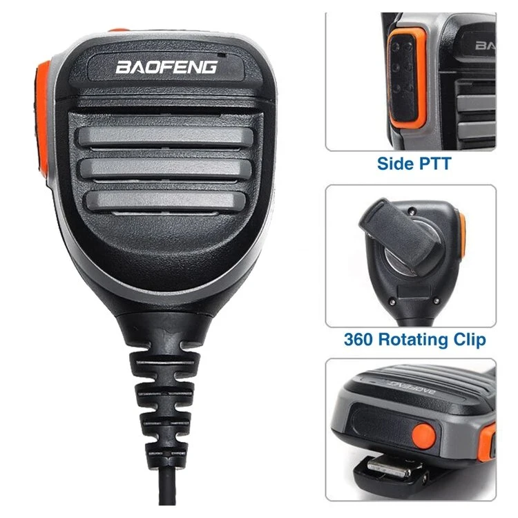 Baofeng Ar-780 микрофон водонепроницаемый ручной громкоговоритель простой связи для рации Baofeng УФ-9r плюс УФ-9rpro