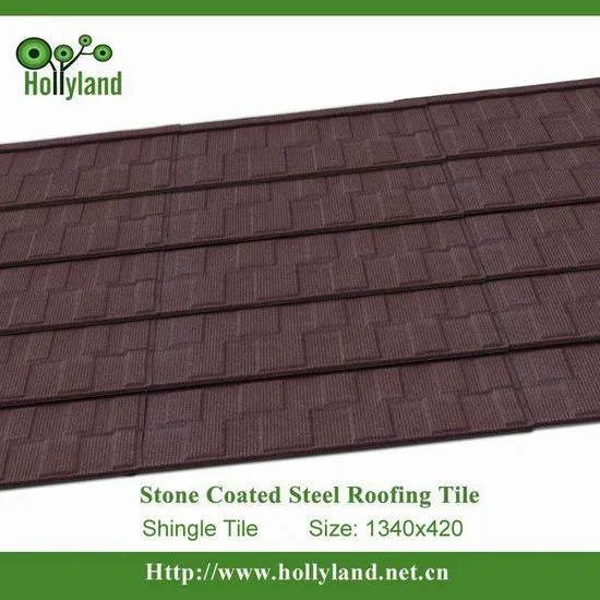 Lightweight Insulated Polymer-Sand Galvanized Stone Coated Shingle Slate 0.30mm Thick Roof Tiles Panel