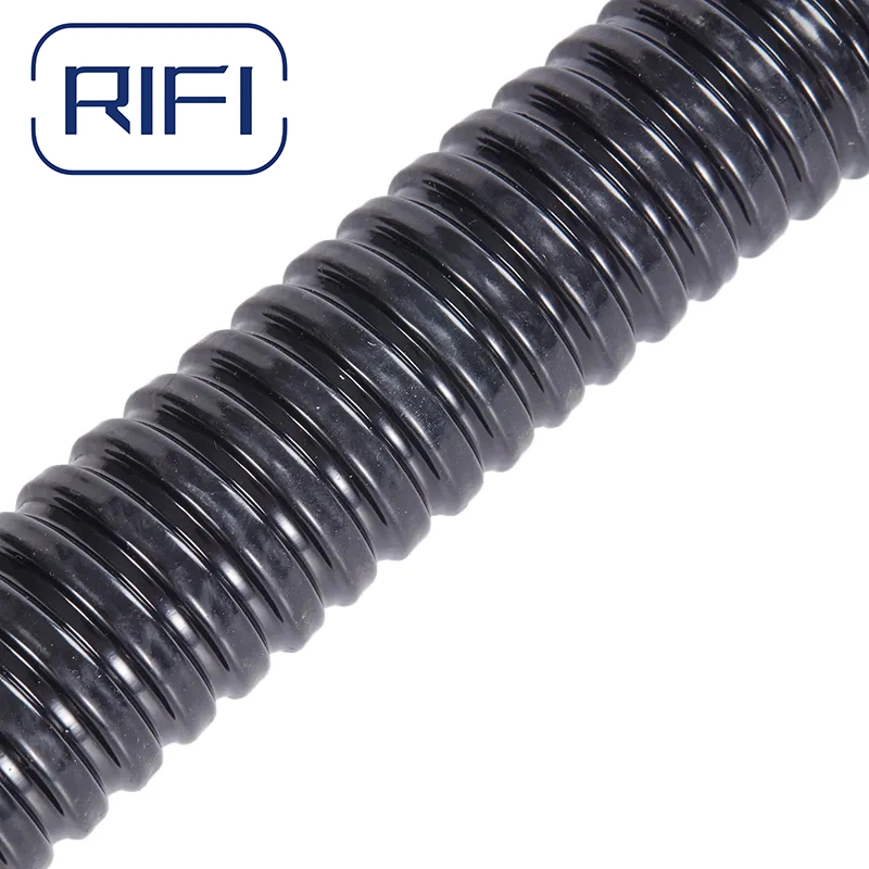 Plastic Coated Metal Flexible Hose Cable Conduit Metal Hose Black Flexible Metal Tubing Electrical Conduits Fittings