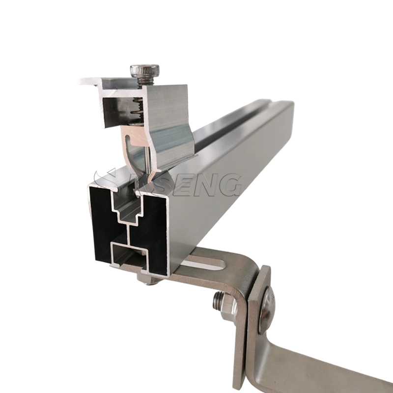 High Efficient Installation Aluminium Solar Panel Brackets PV Tile Roof Mounting Systems