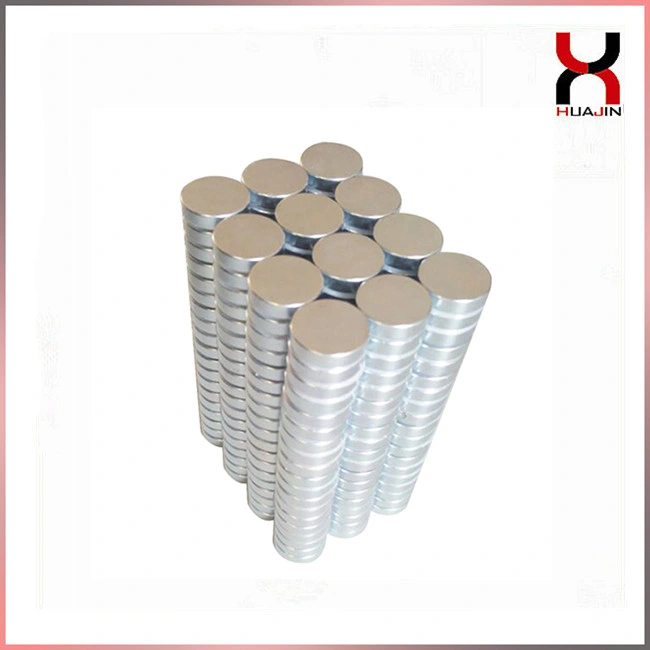 N38 Neodymium Round Magnet Customized Flexible Disc Magnetic Material