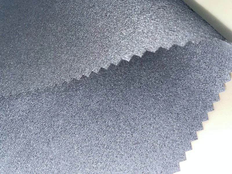 Polyester Microfibre Ultra Fine Footwearno Solventsynthetic Leather Fabricwith Reach Certificate