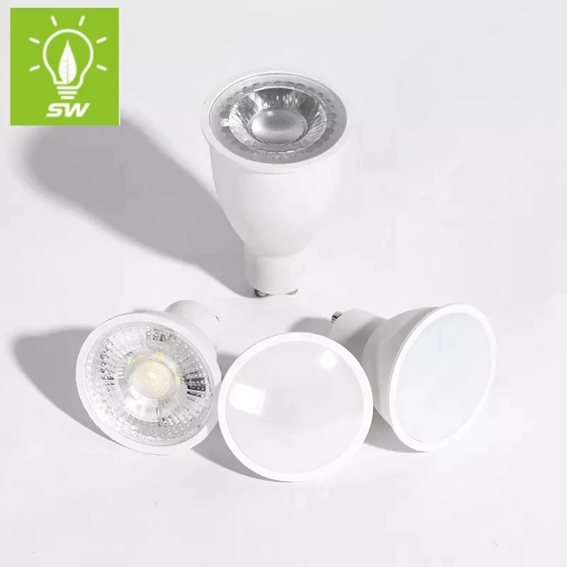 Chinese Factory Price LED Bulb Light GU10 MR16 Lamp 3W 4W 5W 6W 7W LED Spotlight for Home Office Lighting with CE RoHS ERP 2 Years Warranty