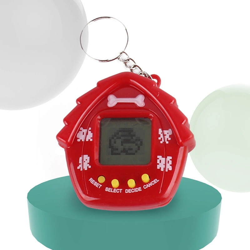 Máquina de mascotas electrónica de mano Mini máquina de juego virtual Tamagotchi Toy Adorno llavero