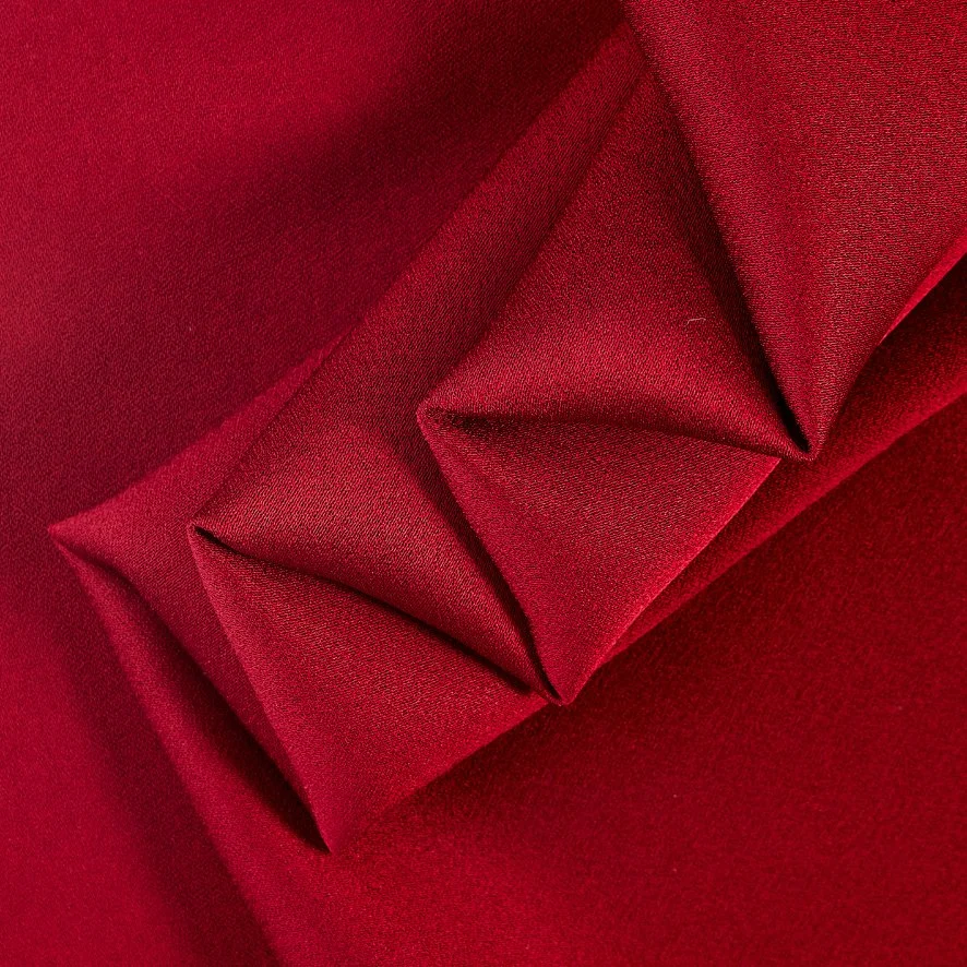 Tissu satin en mélange d'acétate et de viscose Tissu satin en acétate