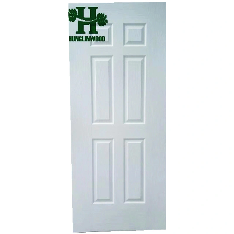 Modern Smooth White Primer Door Skin Moulded HDF