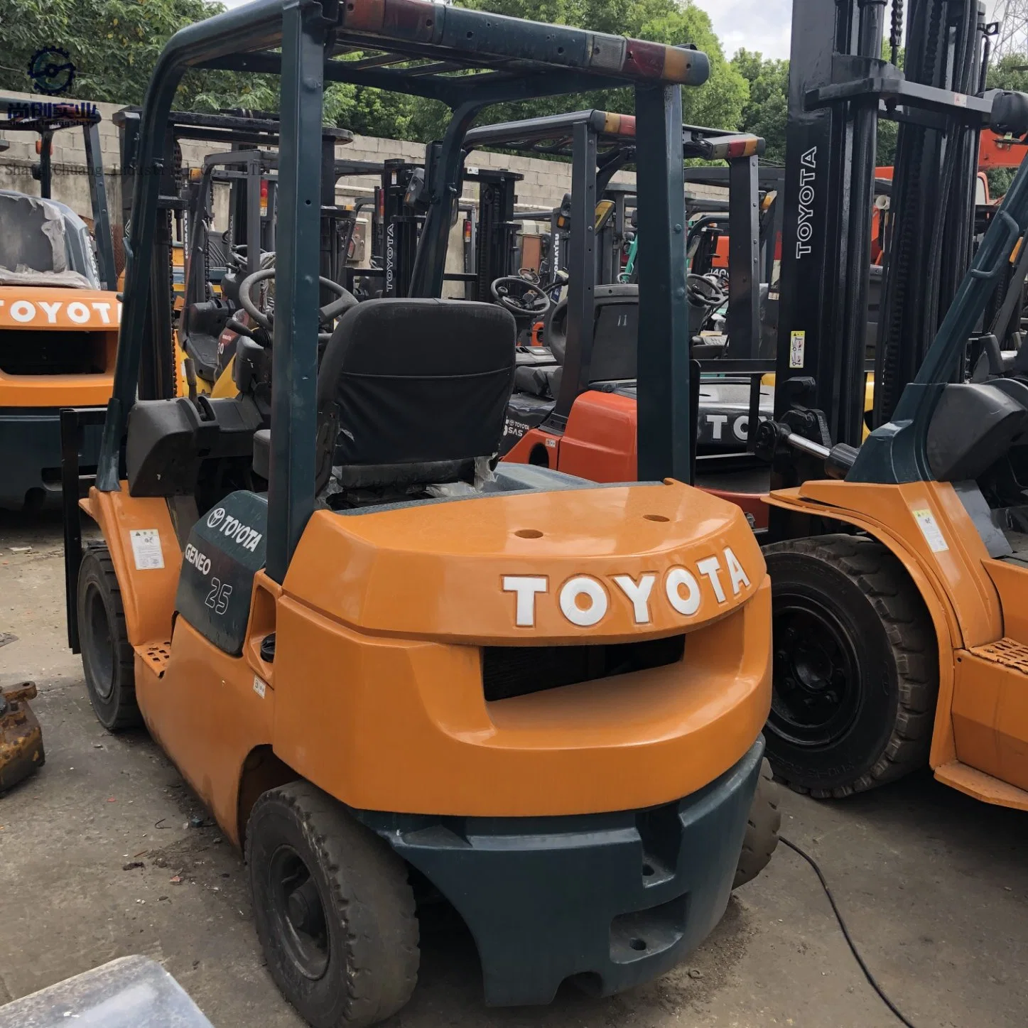 Used Toyotaa 2.5ton 7f Forklift Truck Second Hand Forklift Auto