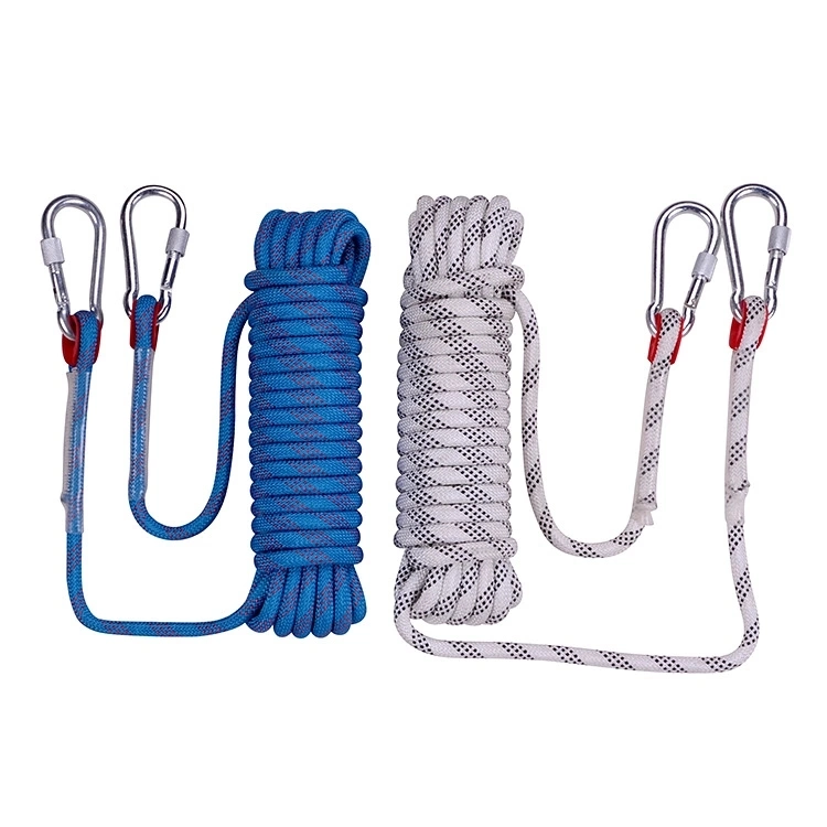 Rock Climbing Rope Outdoor Fire Emergency Escape Safety Survival with Carabiner