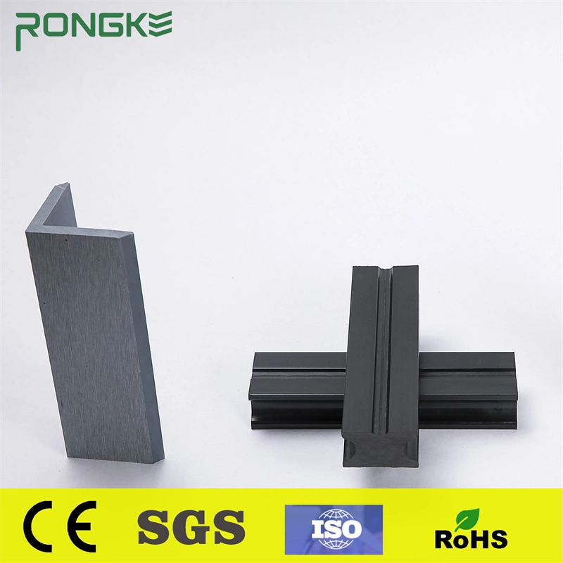 High quality/High cost performance  Waterproof Square Hollow 3D-Embossed Grey Building Material WPC Floor Decking