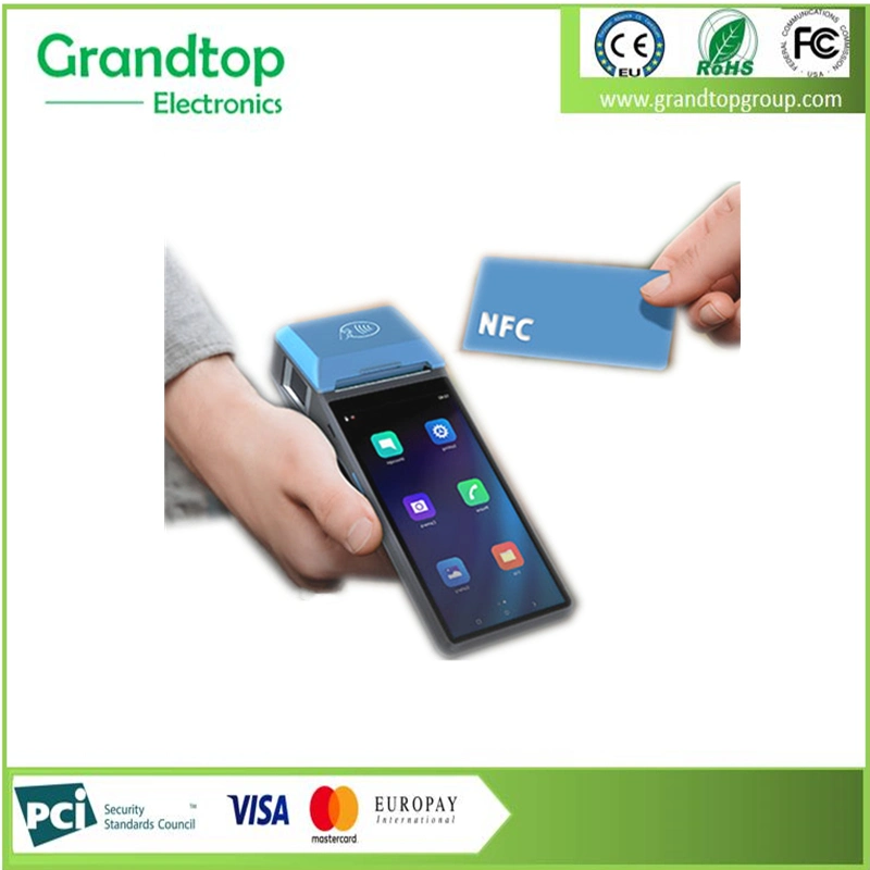 Android 10.0 WiFi 5,7 pouces 3G portatif sans fil de l'imprimante POS terminal mobile