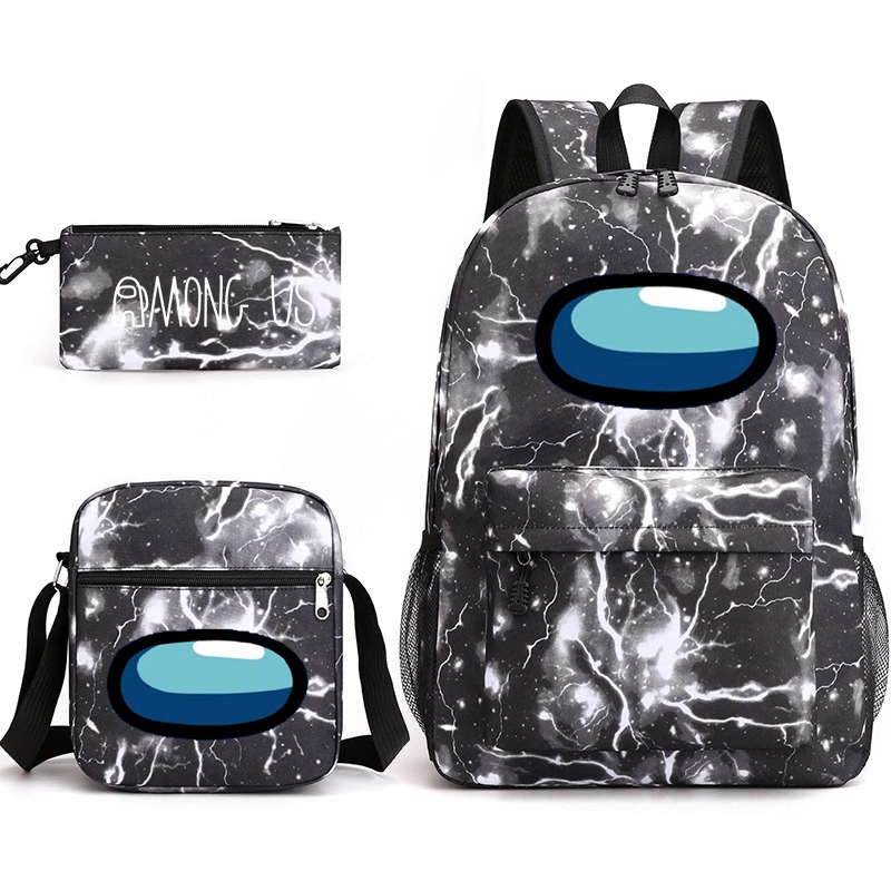 2PCS Sets High quality/High cost performance  Fashion Polyester Custom Pattern Designer Backpacks