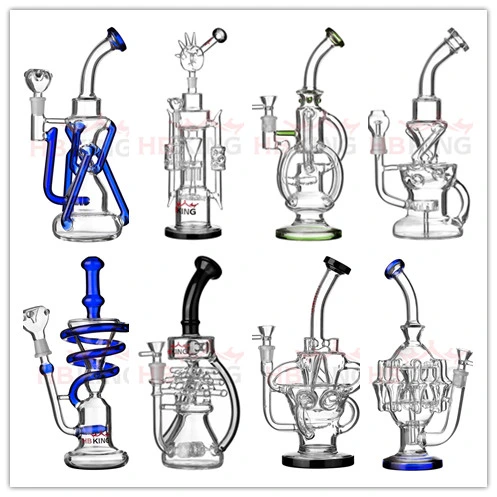 China Manufacturer New Heady DAB Rig Glass Water Pipe, Diamond Glass Wholesale/Supplier Recycler Glass Smoking Pipe