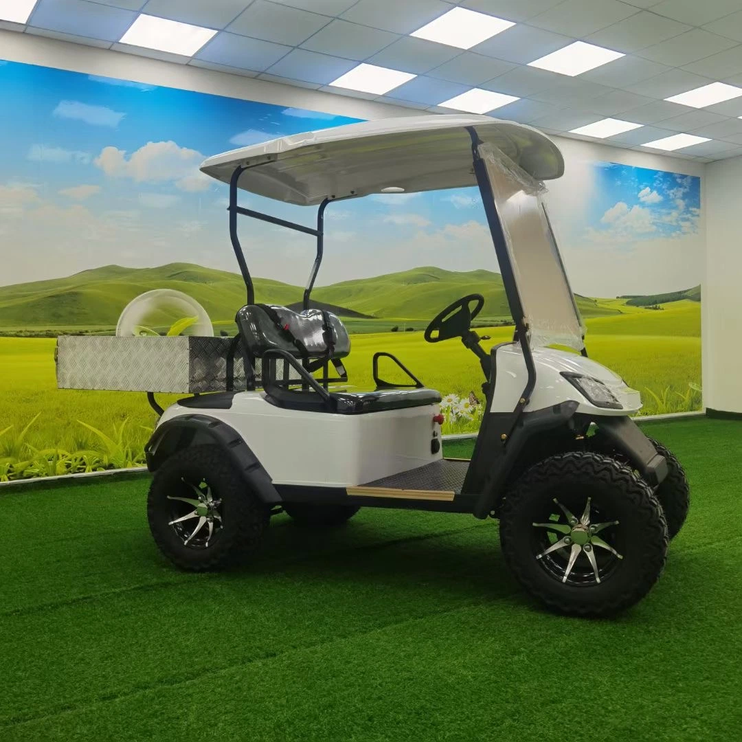 72V AC Motor de litio batería de utilidad eléctrica Golf Cart Truck Vehículo con caja de carga