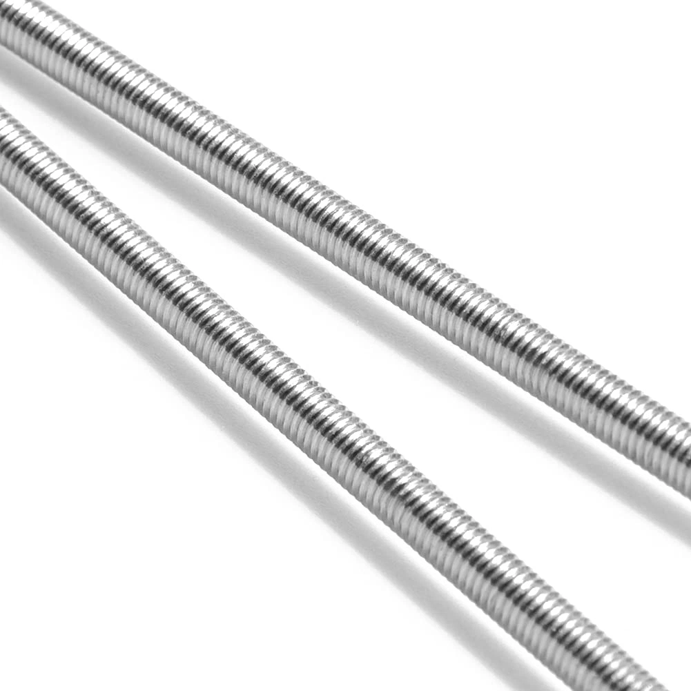 12FT 1/2" 2-1/2" Mild Steel Stud Bolt Blue Zinc Plated Threaded Rod M8 M10 M12 All Thread Rod