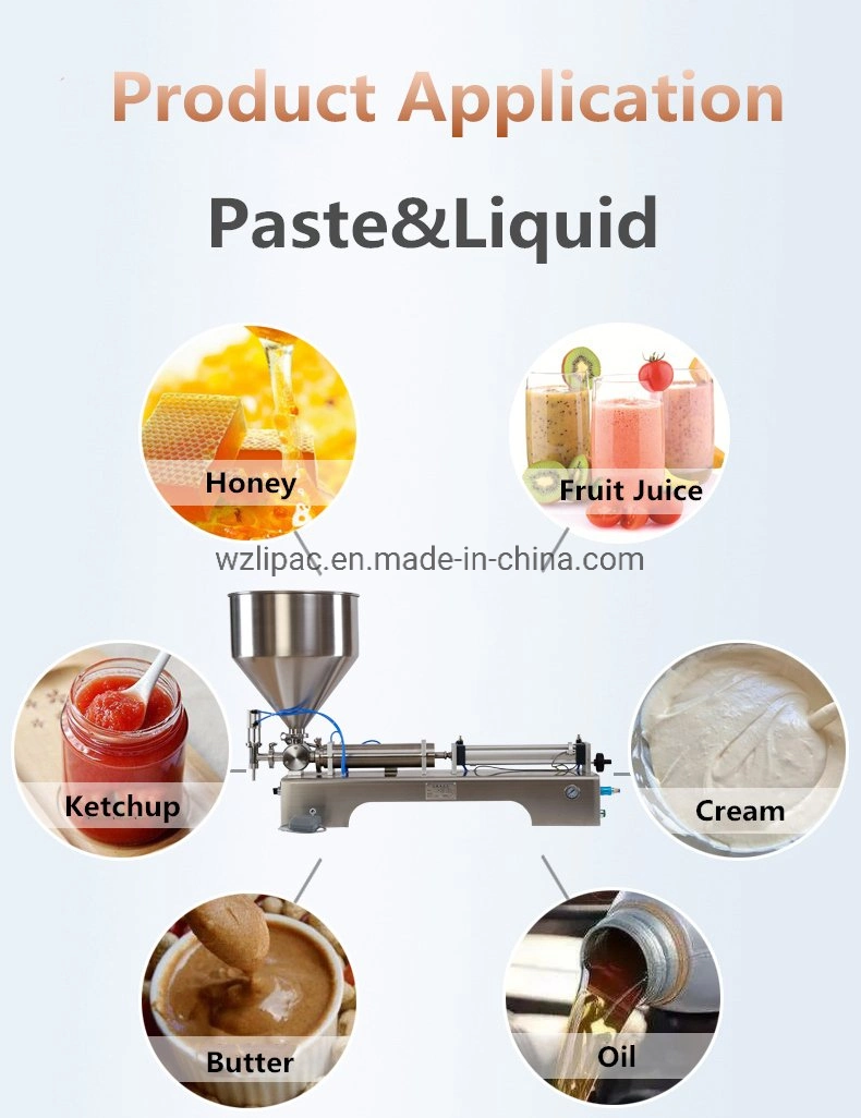 Liquid Filling Machine 5-5000ml Pneumatic Piston Shampoo Gel Water Wine Milk Juice Vinegar Coffee Oil Drink Detergent Filler