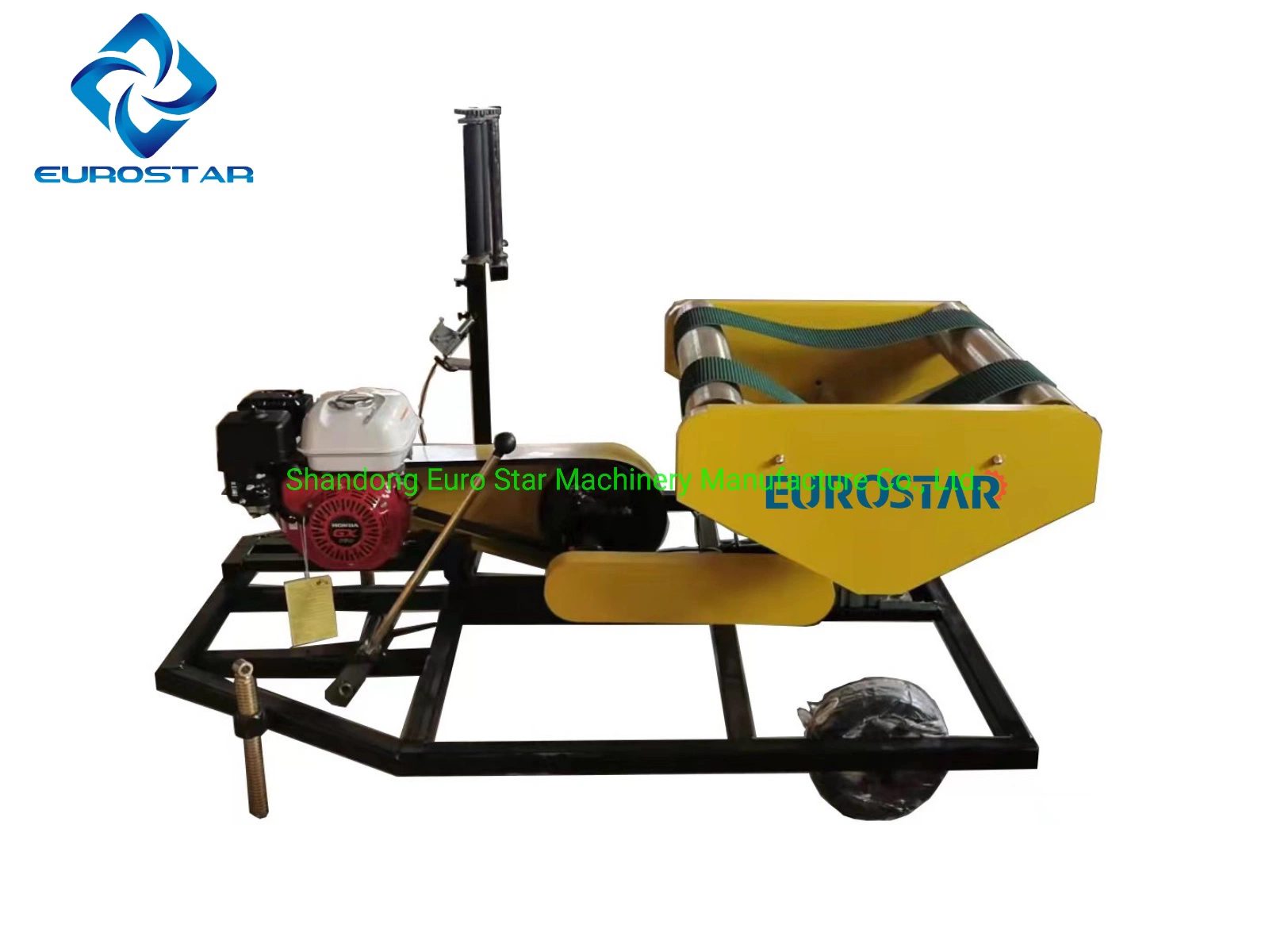 Gasoline Engine Automatic Straw Bale Packing Machine Baler Wrapper Silage Grass Maize Corn Small Mini Round Hay Animal Feed Processing Machines Machinery Coated