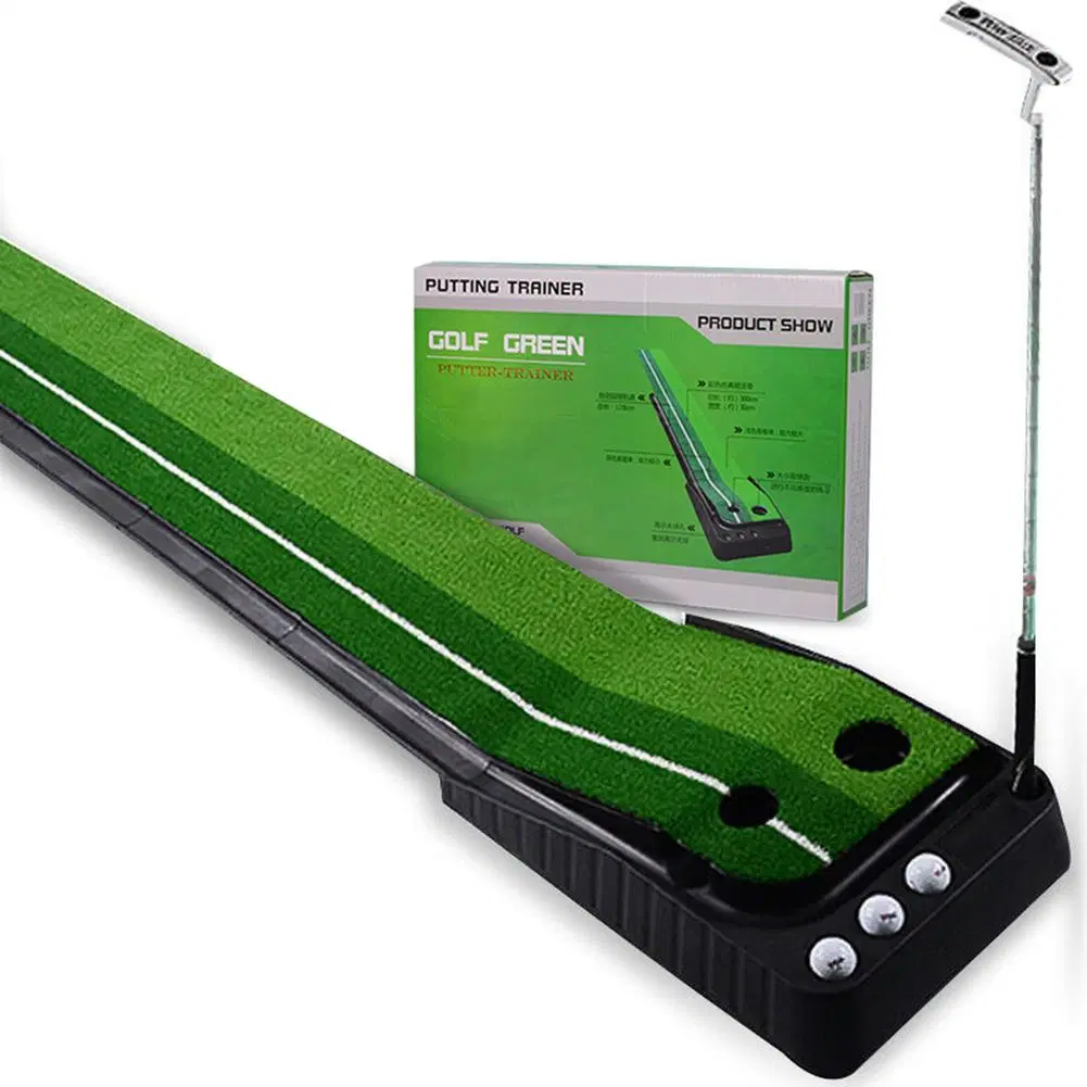 Base de plástico Bplastic automático automático de la Base de retorno de Bola de Golf Putting Formador de retorno de todos los campos de Golf Putting formador