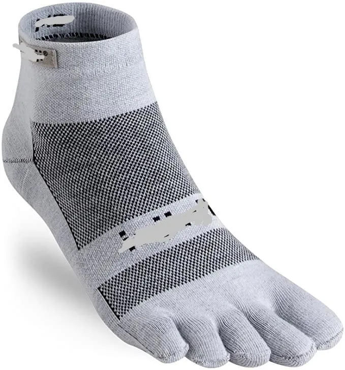 Xianghui Custom Wholesale Grey Mini Crew Coolmax cinq doigts Split Chaussettes à orteils