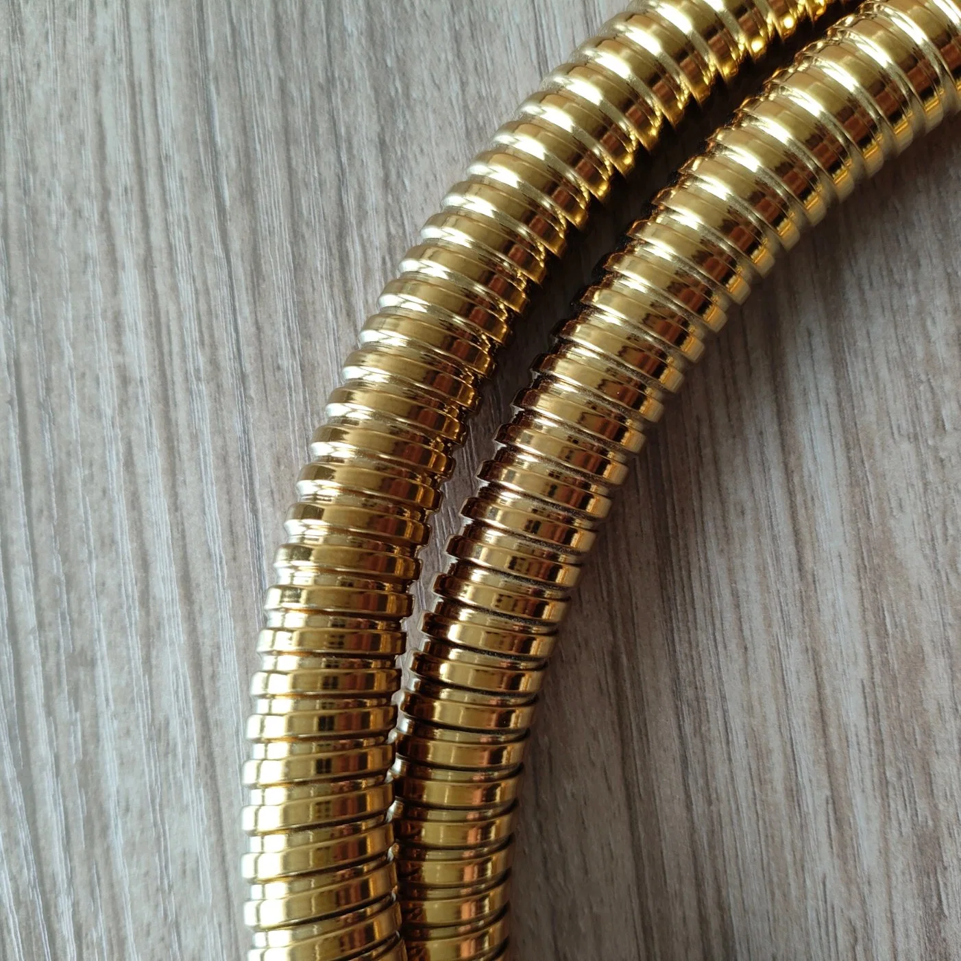 H-5 S. S. 201 Chromed Finished Brass Connector and Brass Nuts Shower Hose