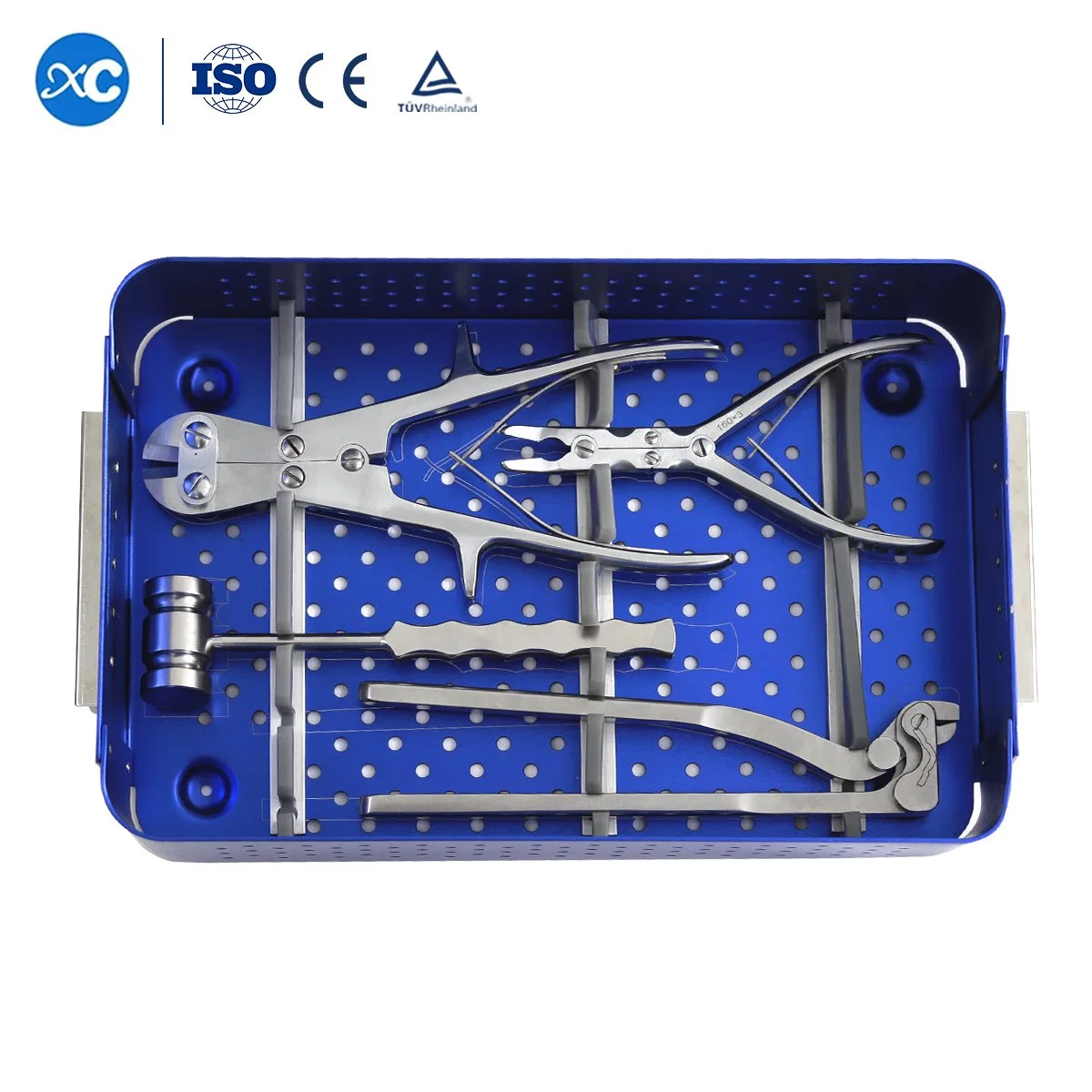 CE Certified Vet Orthopedic Instrument Kit, Small Animal Fragment Fracture Fixation Instrument Box