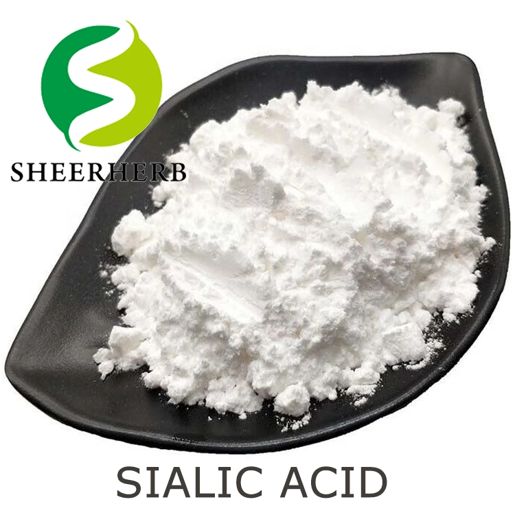 100% Pure Natural Bird's Nest Acid 98% Cubilose Sialic Acid Powder CAS 131-48-6 N-Acetylneuraminic Acid Powder