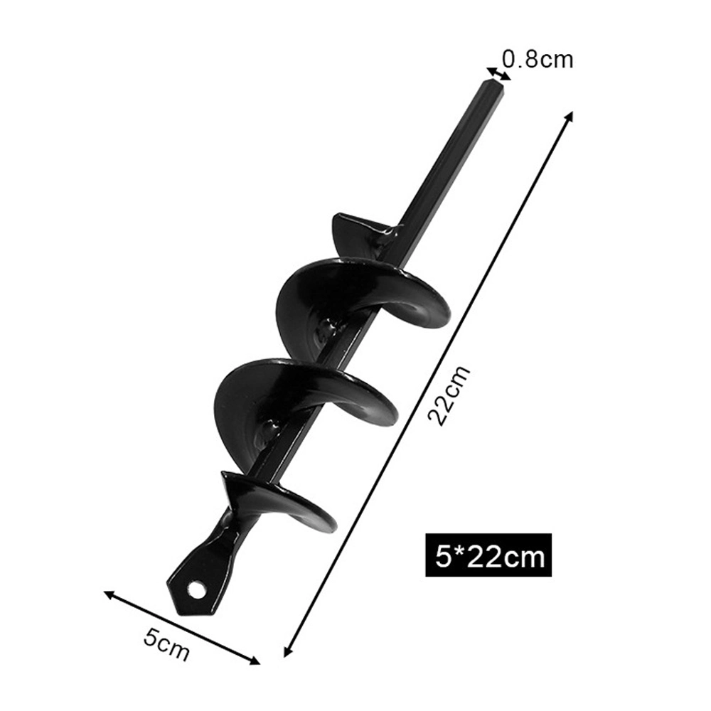 أدوات زراعة البتات ذات الثقب الحلزوني للمثقاب اليدوي للحديقة
