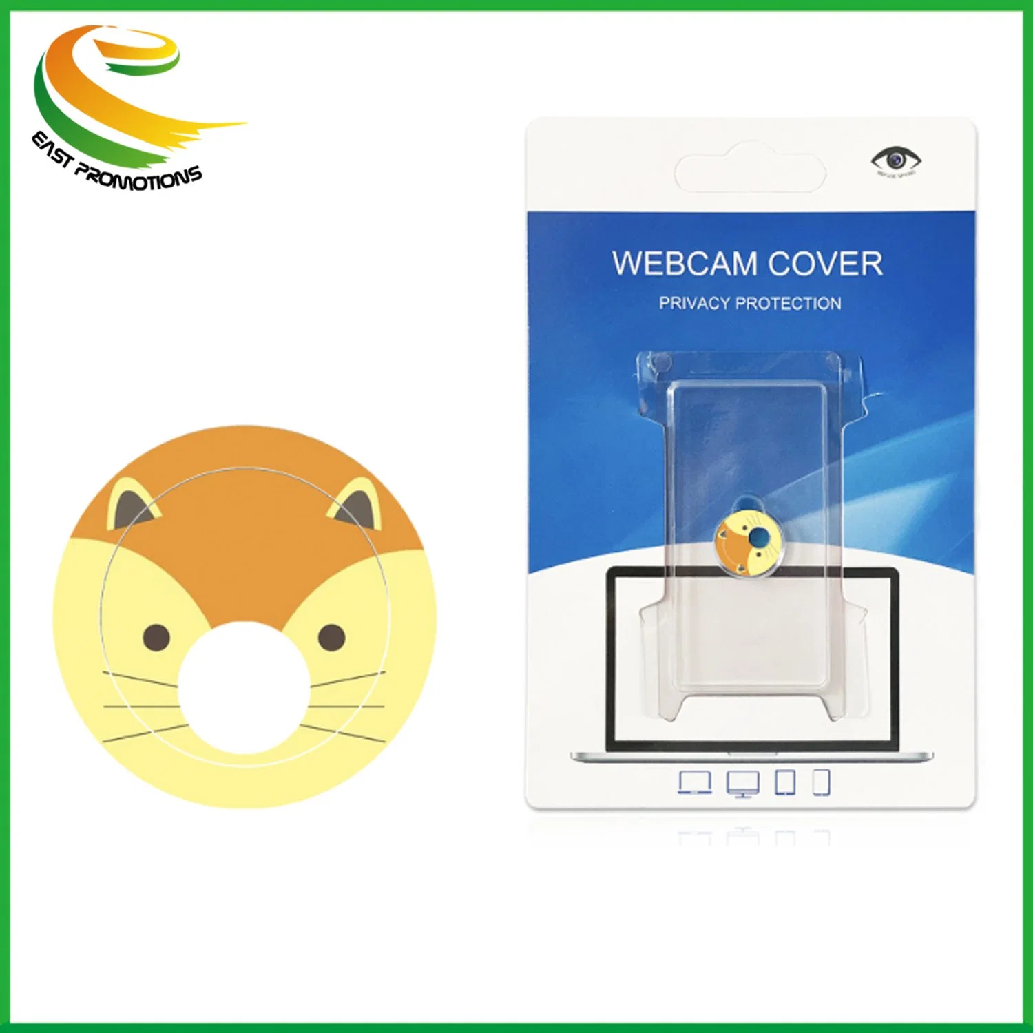 Custom Design Round Shape Webcam Cover Protect Camera for Promotion Gift