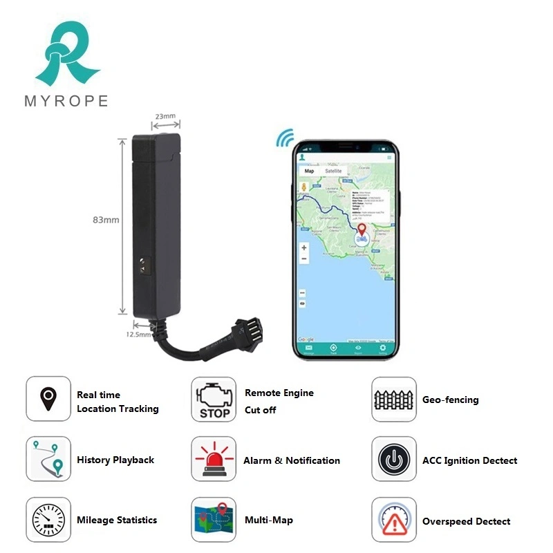 Myrope Car Alarm Immobilizer Location Tracking GPS/GSM/GPRS Locator Tracker M588t