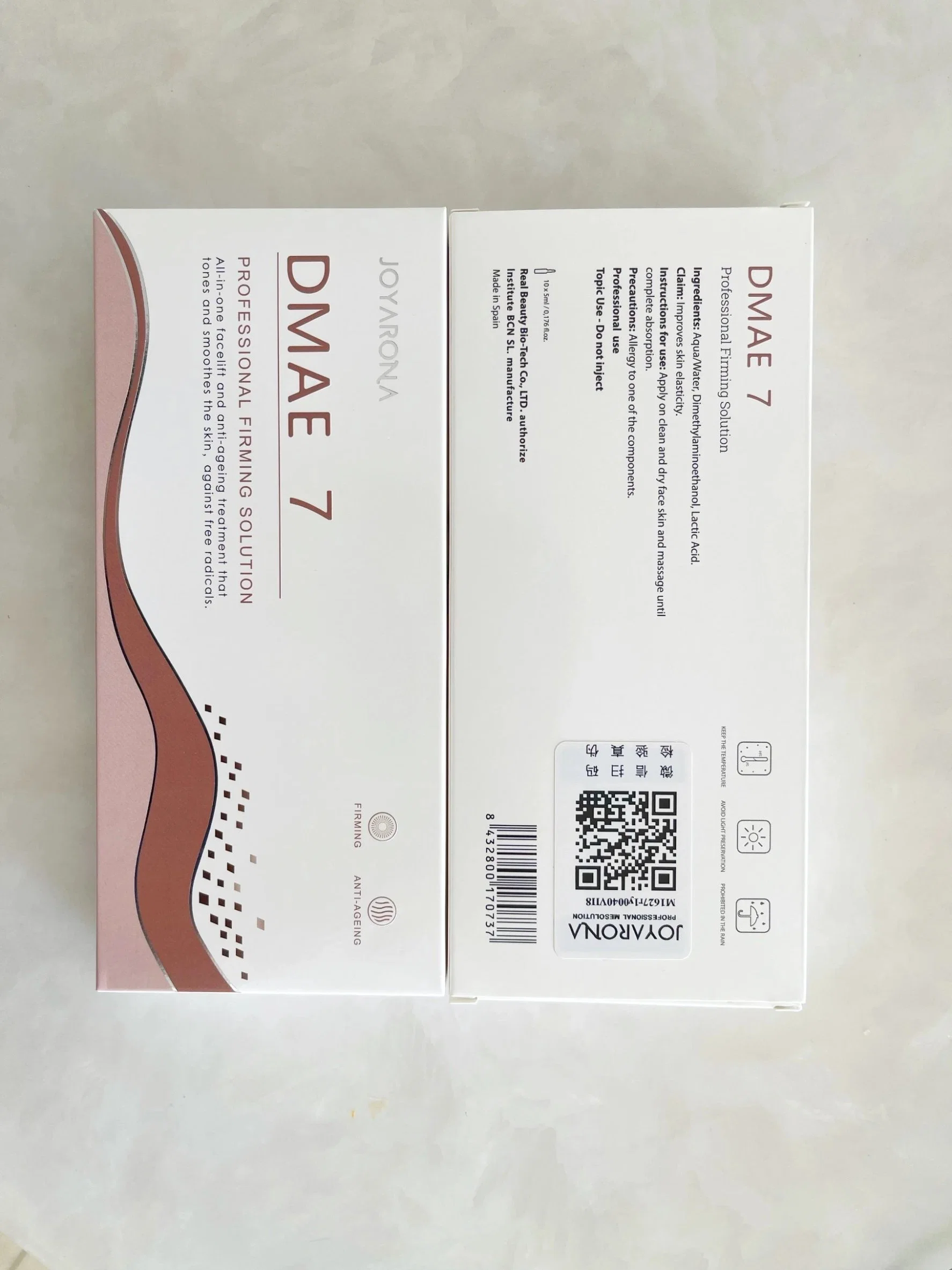 2023 New High quality/High cost performance  Face Lifting Needle Joyarona Dmae 7 Dmae Injection Spain Brand Skin Firming Solution Lighten Nasolabial Lines Anti Wrinkles