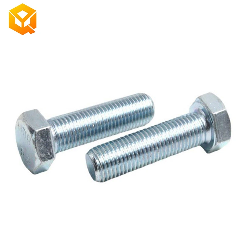 DIN933 M8 Hex Bolt with Zinc Plated