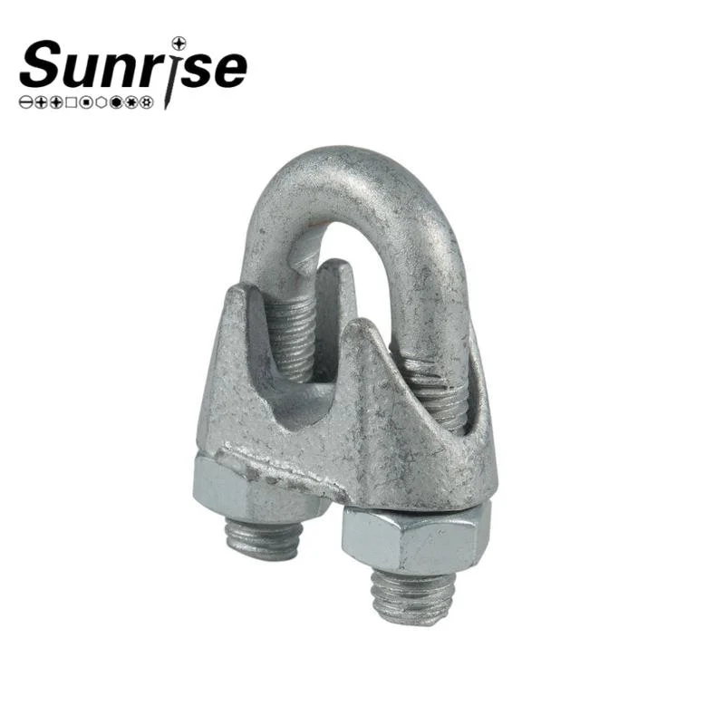 Wire Clip Galvanized Malleable Rigging Hardware Steel Wire Rope Clips